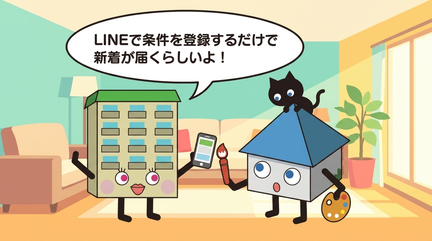 マンソンちゃんがキャンバ君にLINE登録を勧めている